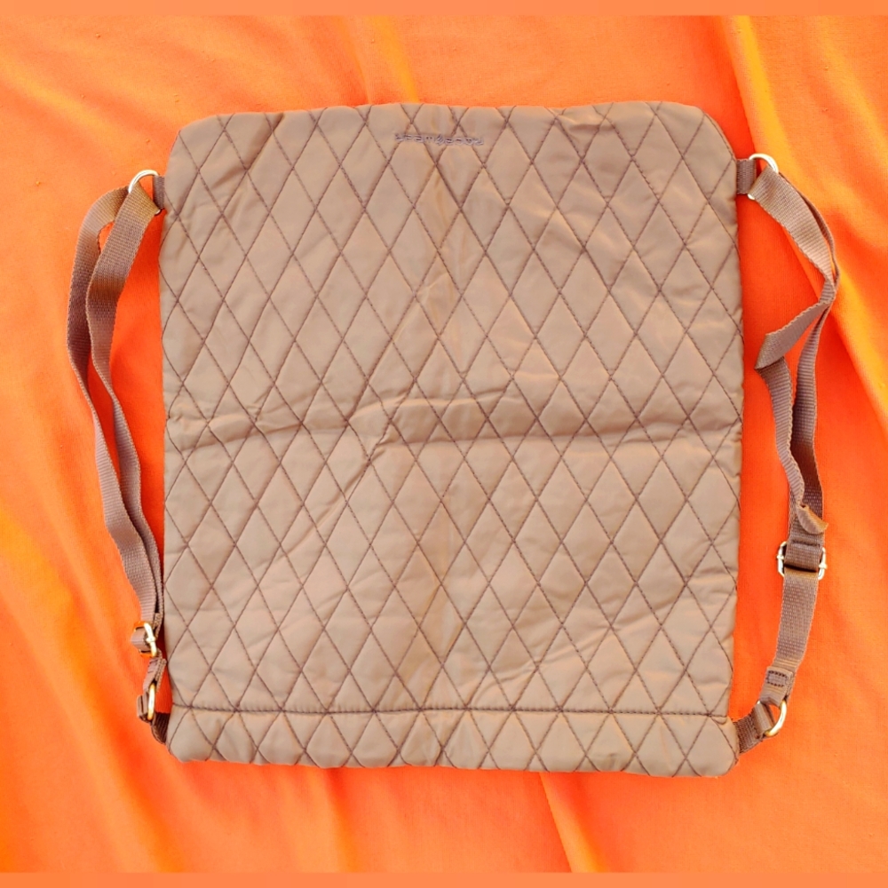 Rocawear Tan Quilted String Backpack - image 2